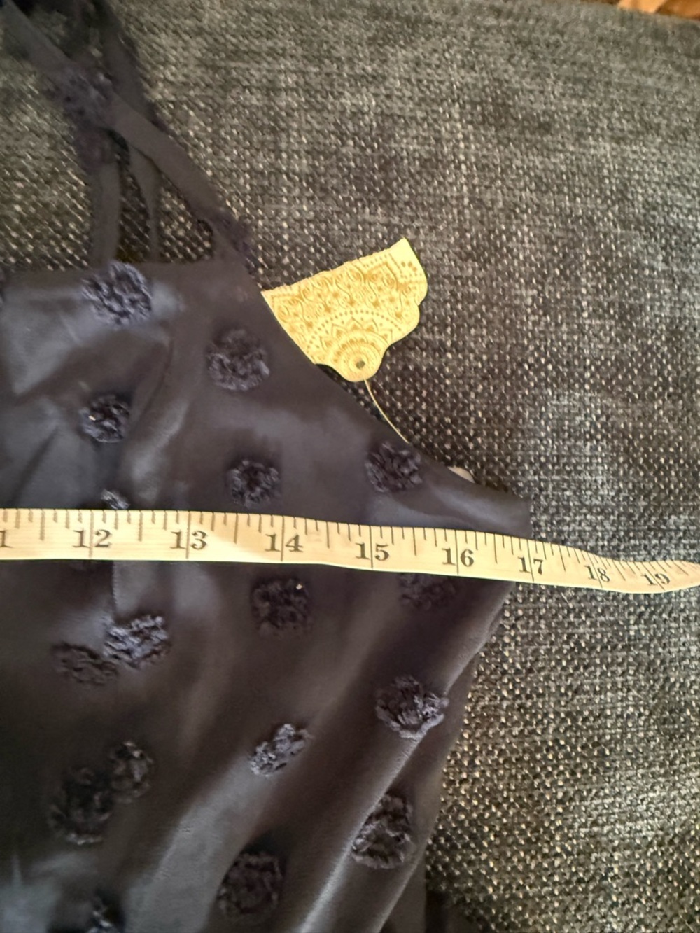 Altar'd State Navy Tiered Ruffle Mini Dress - Picture 6 of 7